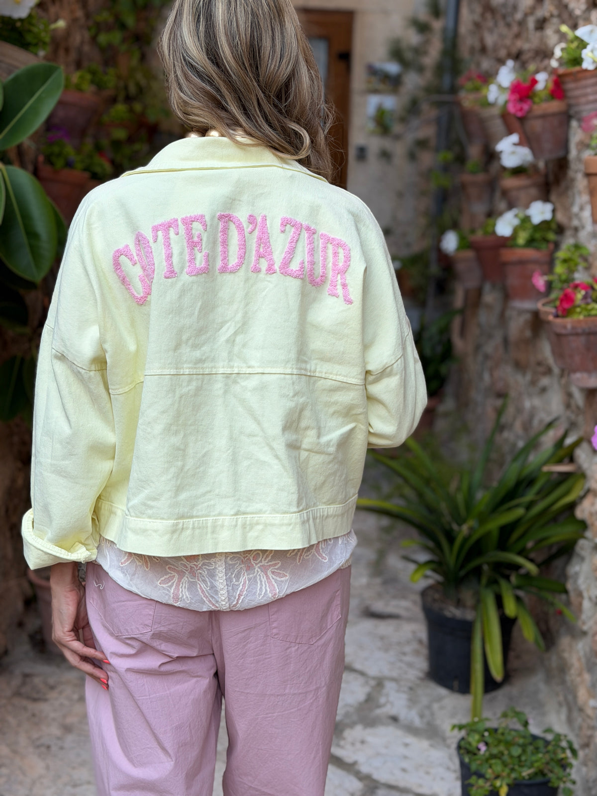 Cote Jacket GOWN Cote Dázur Jacket YELLOW | Jakke | MetteP Shop