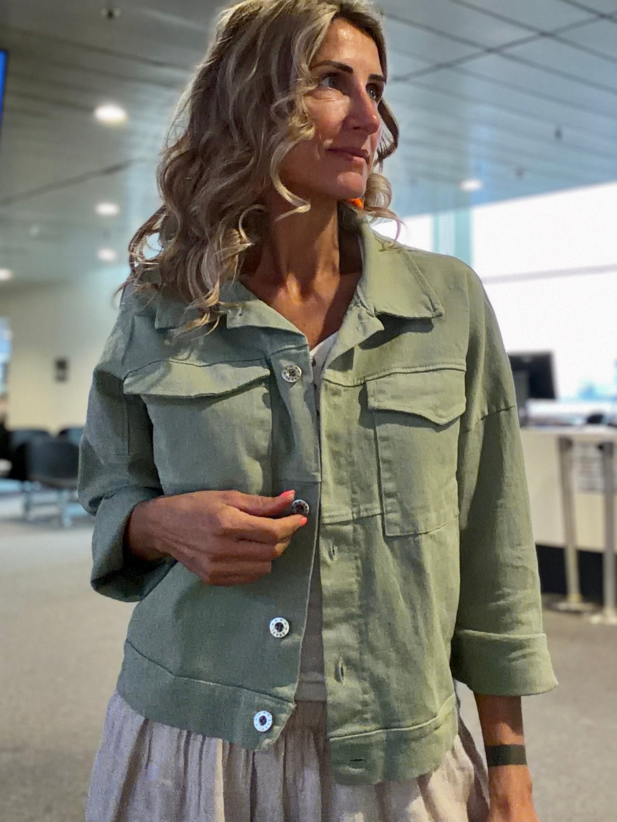 Cote Jacket GOWN Cote Dázur Jacket GREEN | Jakke | MetteP Shop