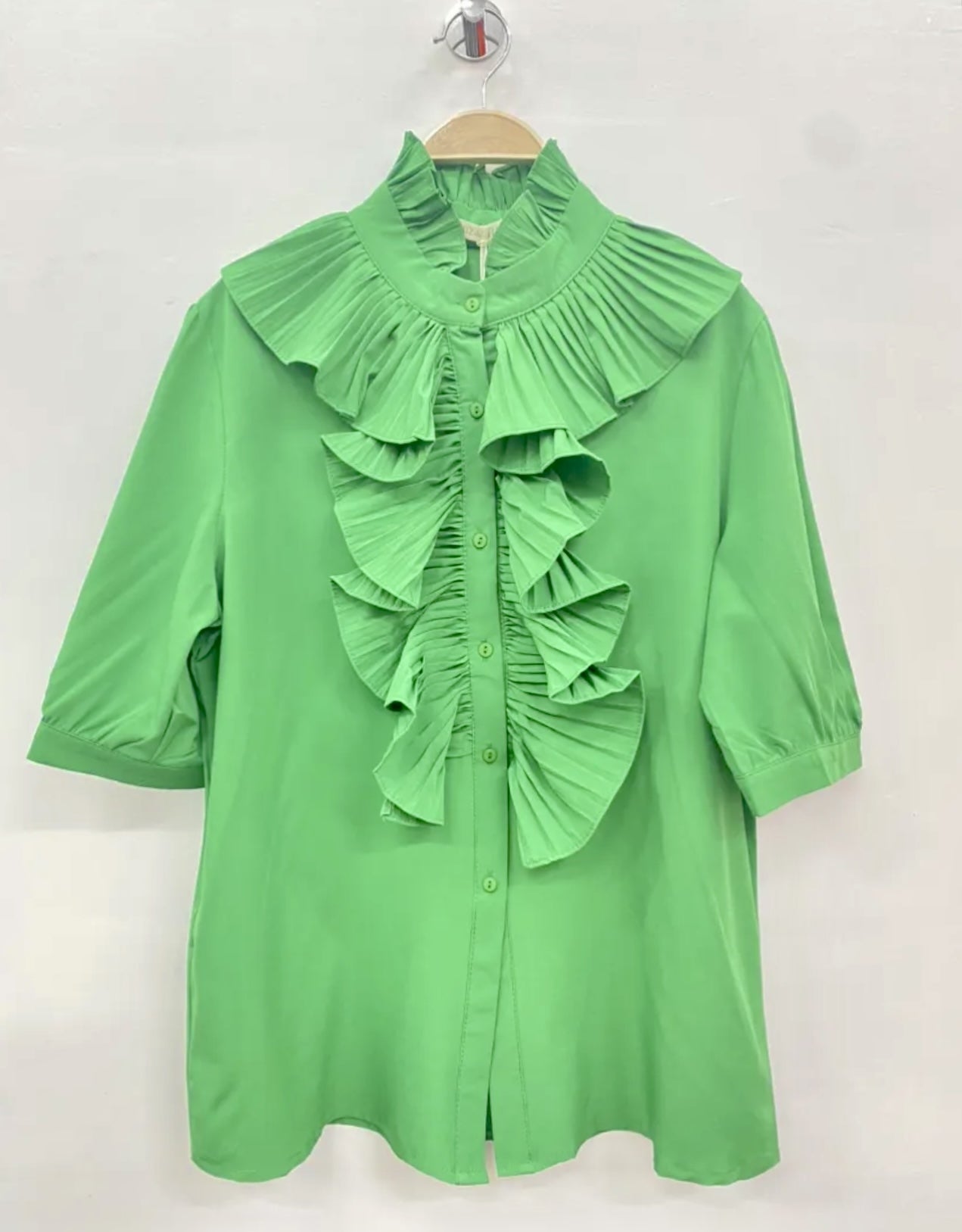 Lulu Flæseskjorte GREEN