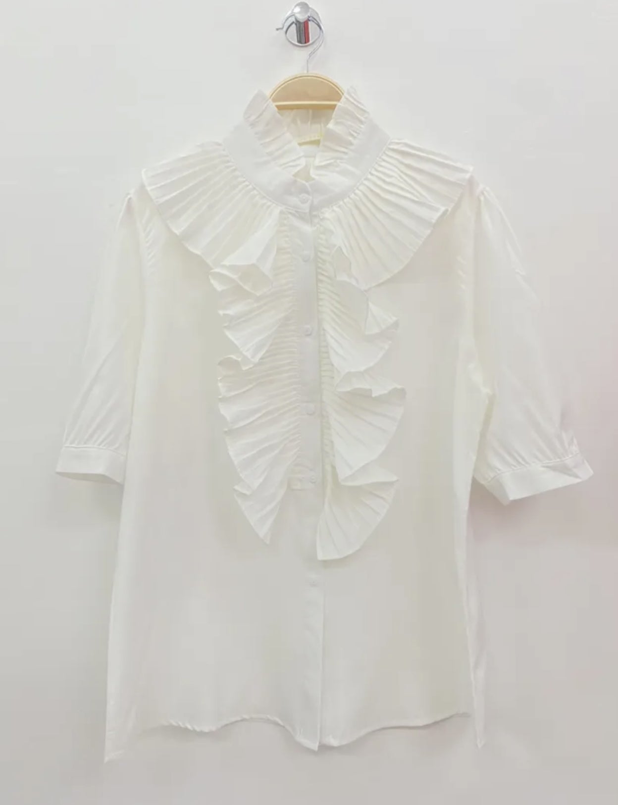 Lulu Flæseskjorte WHITE