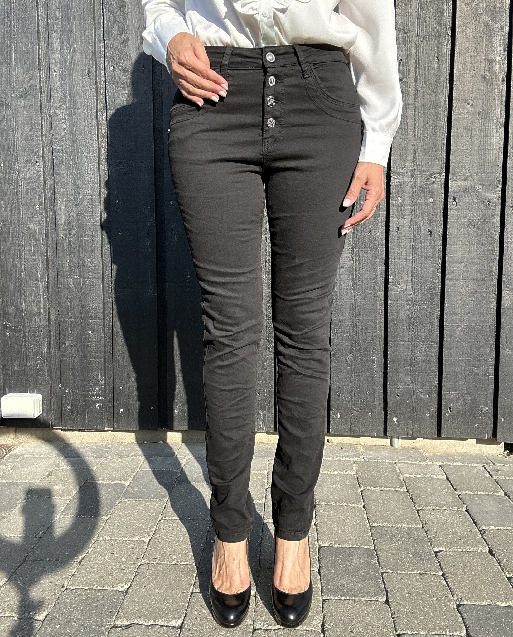 stabil eksotisk kyst Karostar K2061 Jeans BLACK | Jeans | MetteP Shop