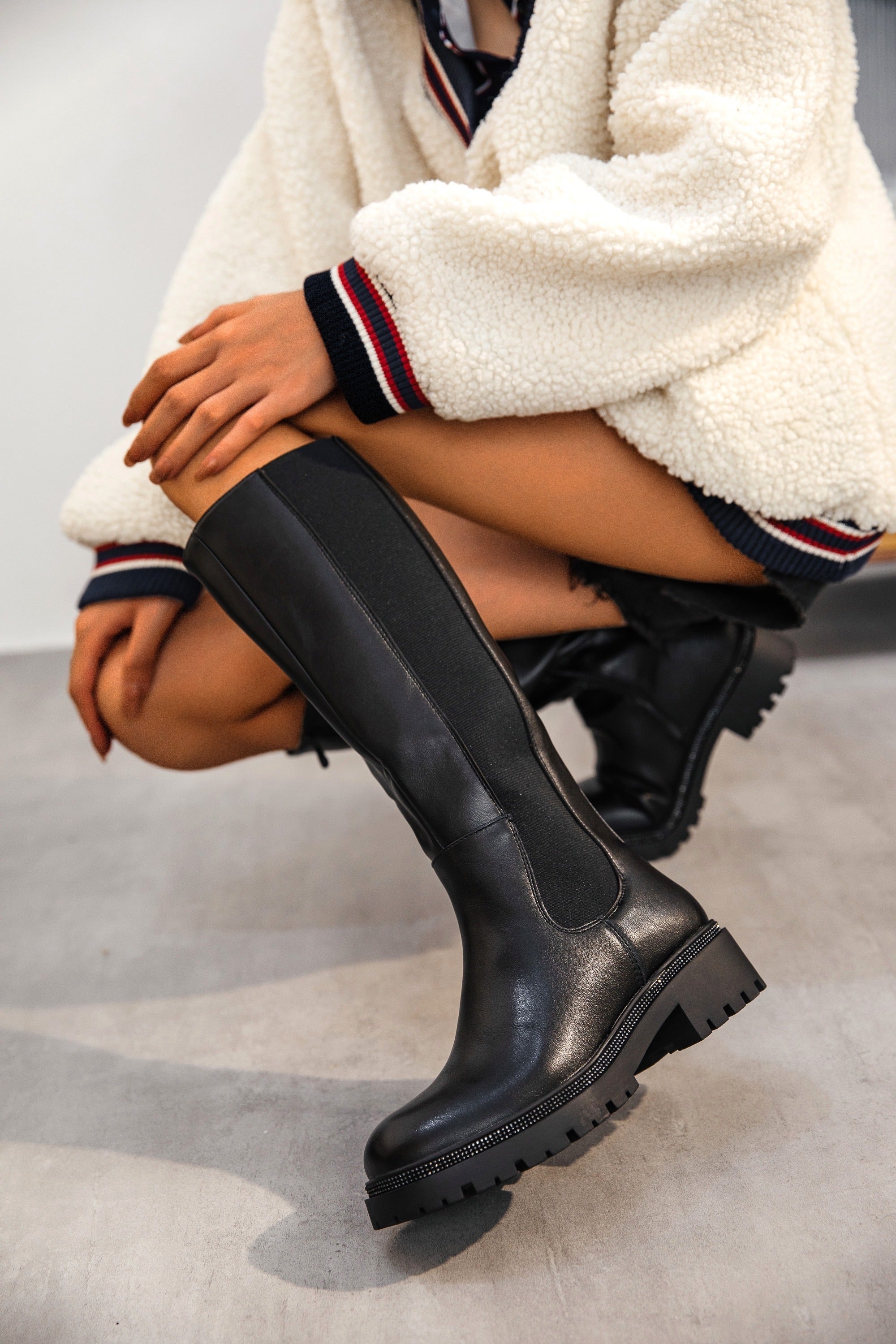 Knee high boots winter on sale 219