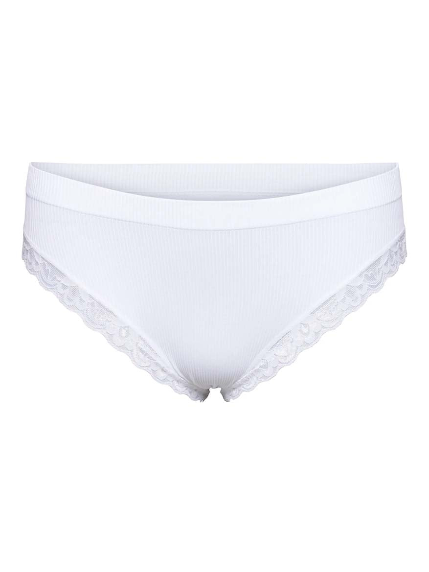 Feline Rib Panties BIANCO