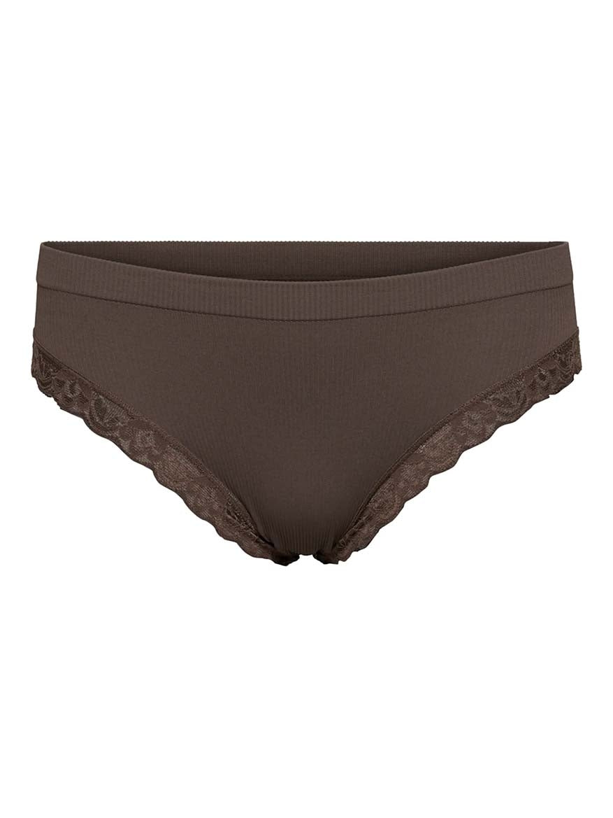 Feline Rib Panties CAFFE