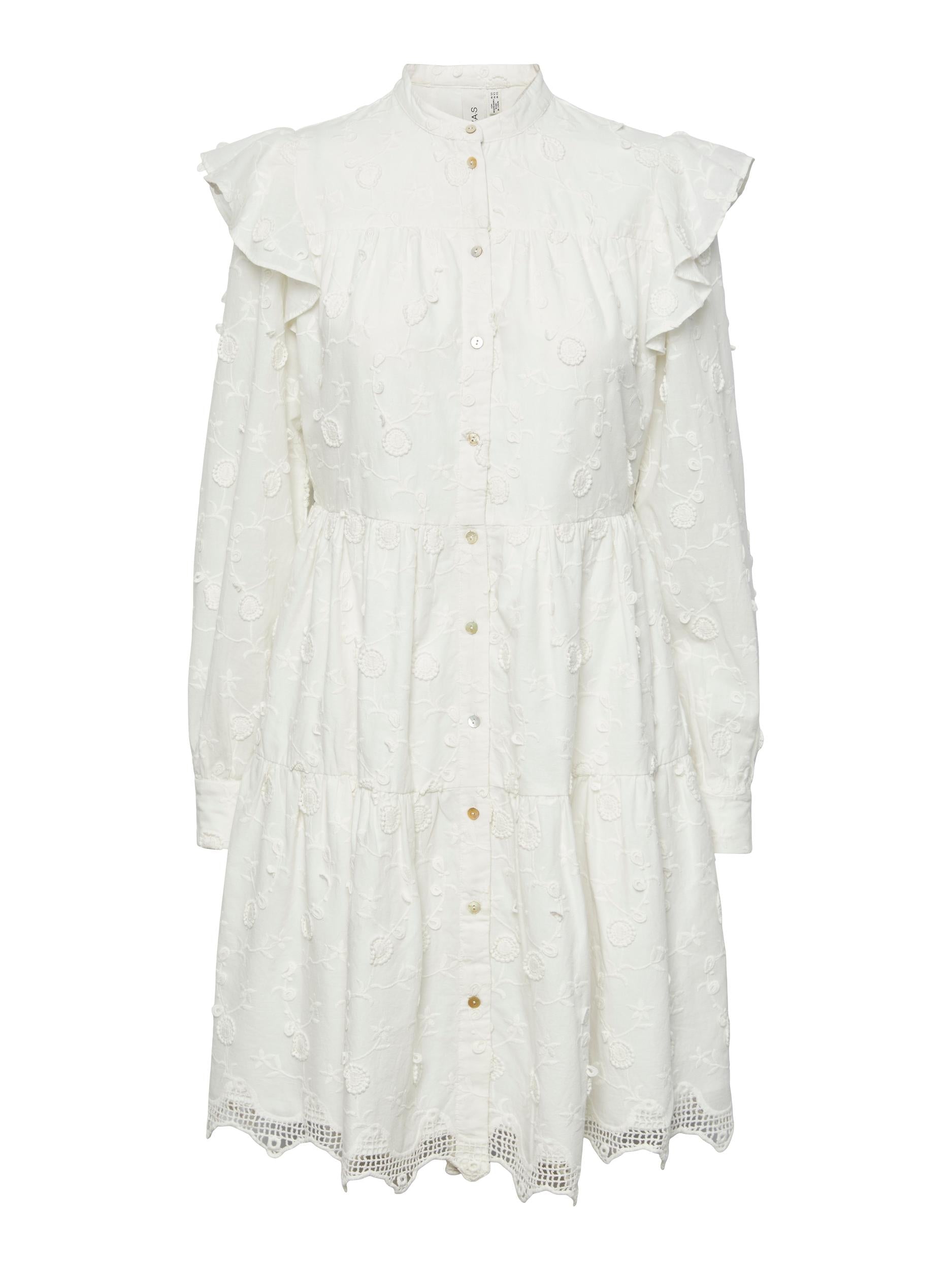 Luppa LS Shirt Dress STAR WHITE