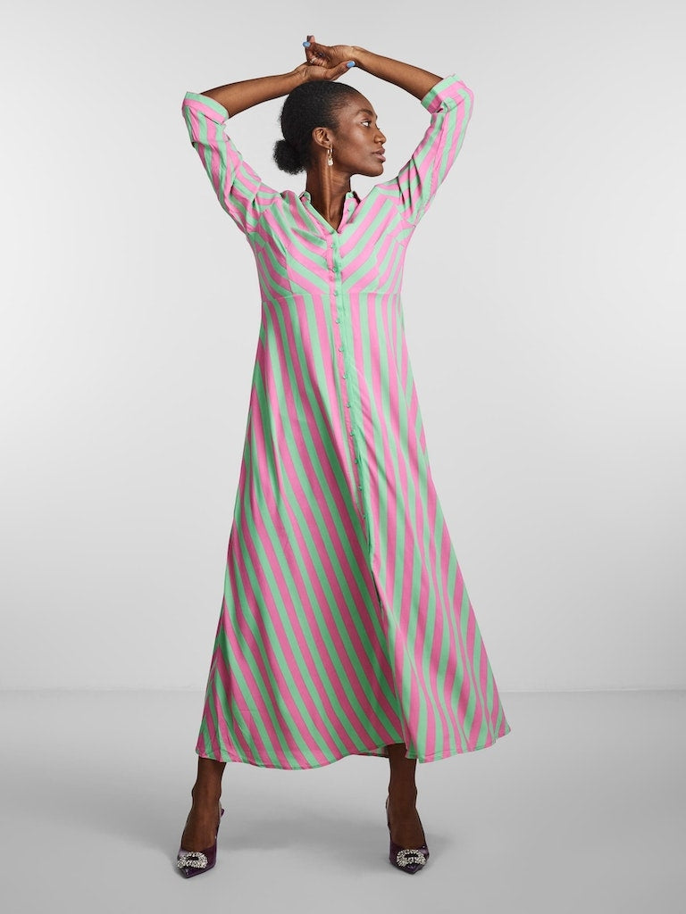 Savanna Long Shirt Dress KATYDID/AZELIA PINK