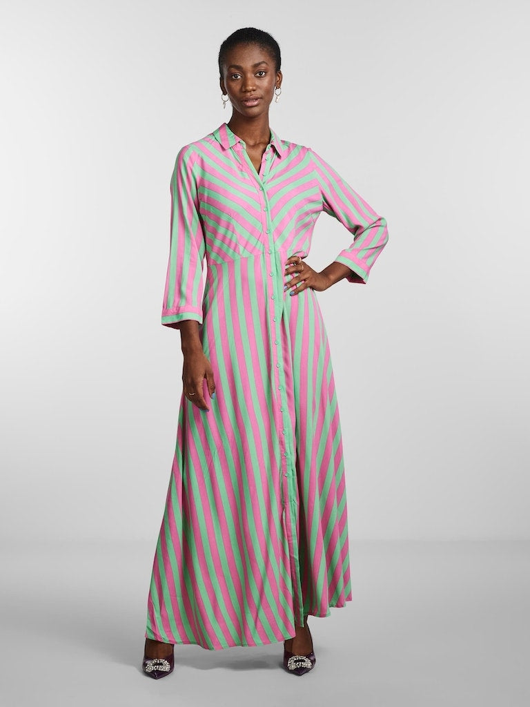 Savanna Long Shirt Dress KATYDID/AZELIA PINK