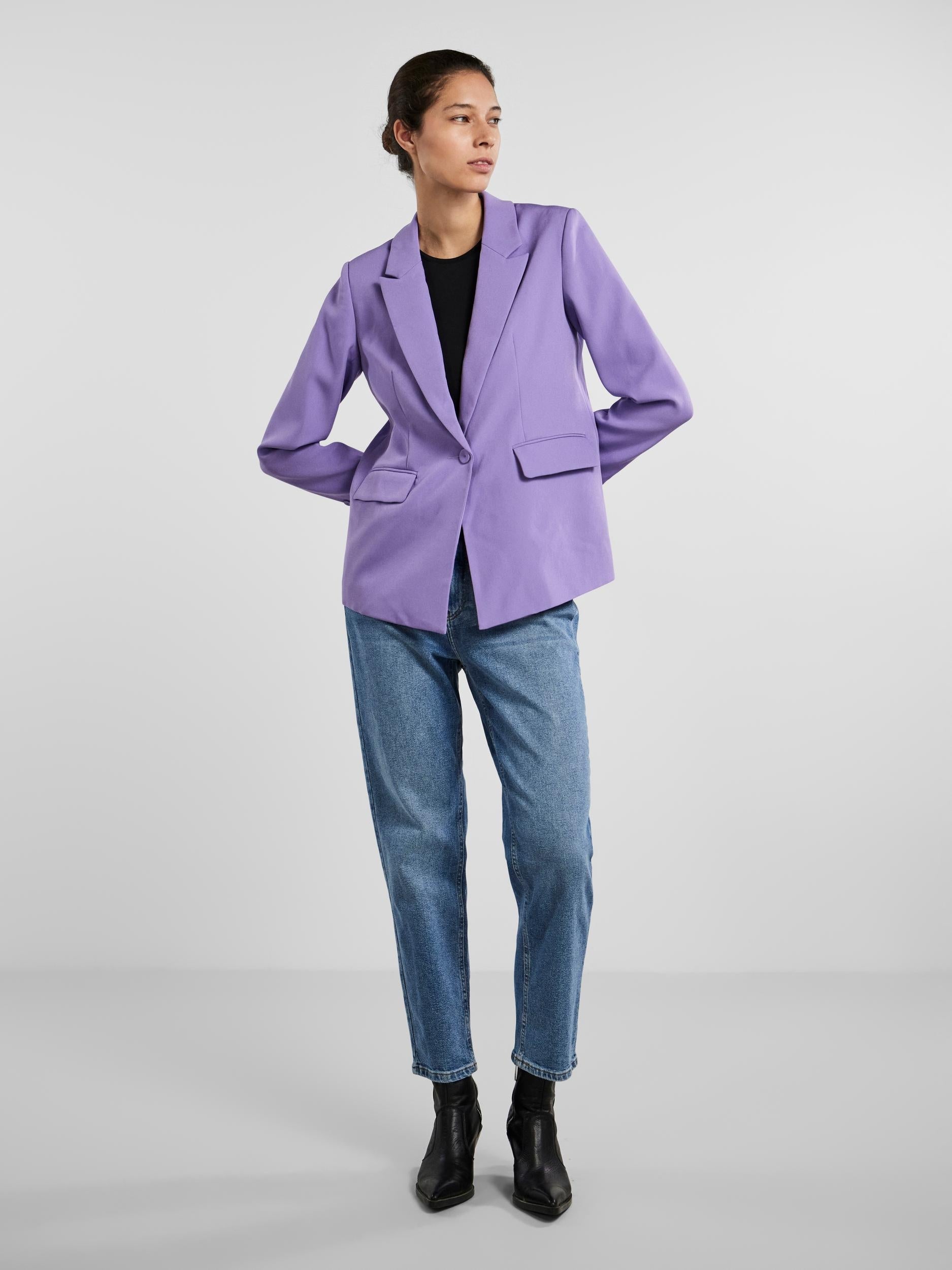 Yas Bluris LS Blazer BOUGAINVILLEA (LILLA)