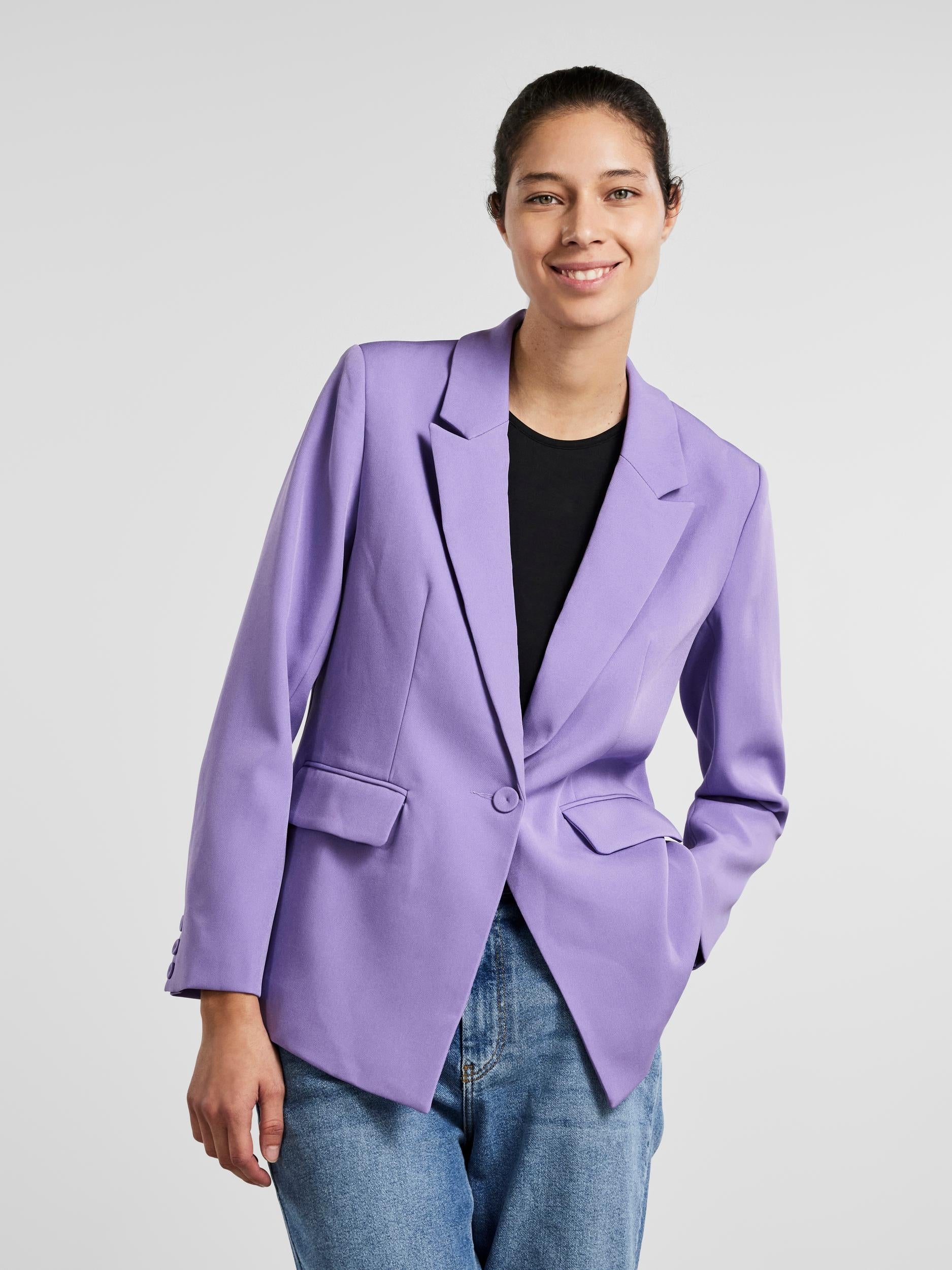 Yas Bluris LS Blazer BOUGAINVILLEA (LILLA)