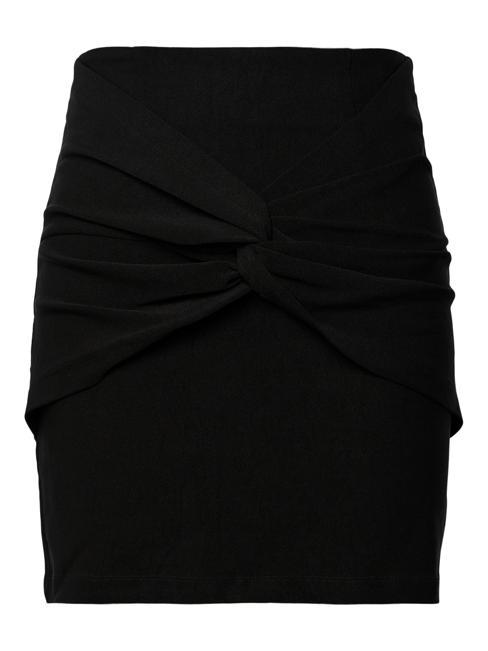 Yas Myra HW Short Skirt BLACK